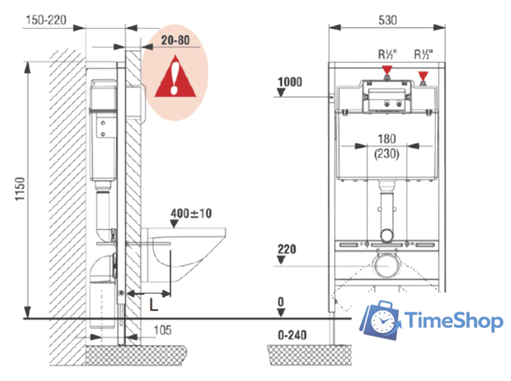 Унитаз подвесной Roca Mateo [893100010] - Изображение №7 — Интернет-магазин Time-Shop
