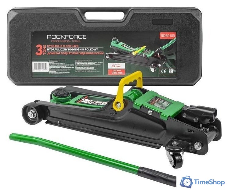 Подкатной домкрат RockForce RF-T825010R 3т - Изображение №1 — Интернет-магазин Time-Shop