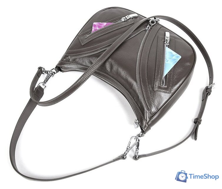 Женская сумка Mironpan 62360 (темно-серый) - Изображение №4 — Интернет-магазин Time-Shop