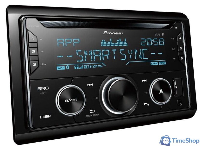 CD/MP3-магнитола Pioneer FH-S720BT - Изображение №2 — Интернет-магазин Time-Shop