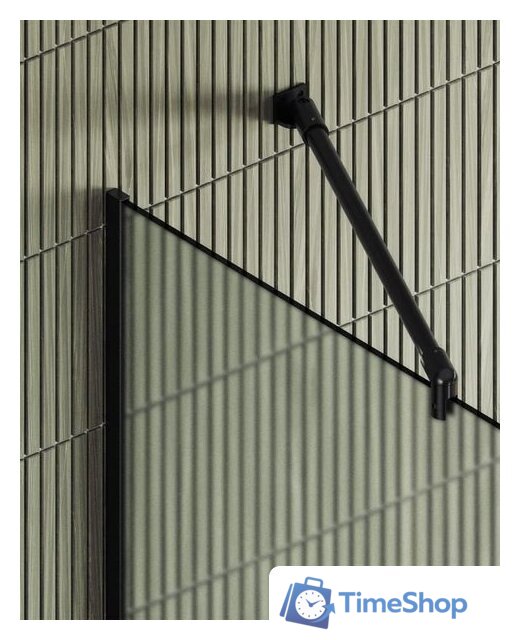 Душевая стенка MaybahGlass 195x109 MGD-680-6у (сатин стекло/черный) - Изображение №2 — Интернет-магазин Time-Shop