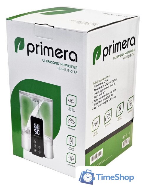 Увлажнитель воздуха Primera HUP-R3155-TA - Изображение №12 — Интернет-магазин Time-Shop