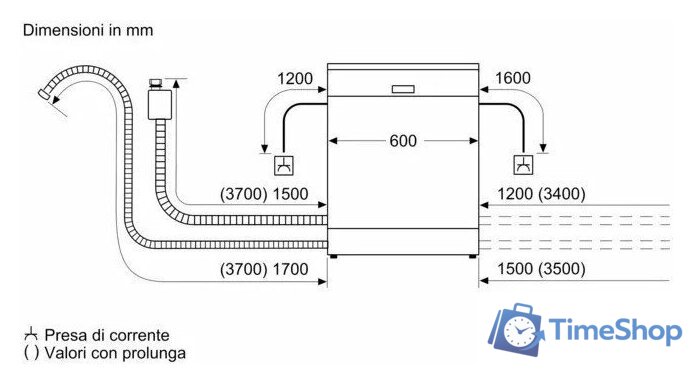 Отдельностоящая посудомоечная машина Bosch Serie 8 SMS8ECI02E - Изображение №4 — Интернет-магазин Time-Shop