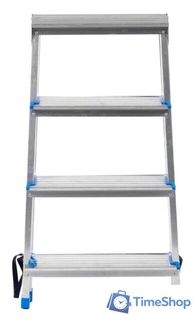 Лестница-стремянка LadderBel 2х4 ступеней [STRD-AL-4] - Изображение №2 — Интернет-магазин Time-Shop