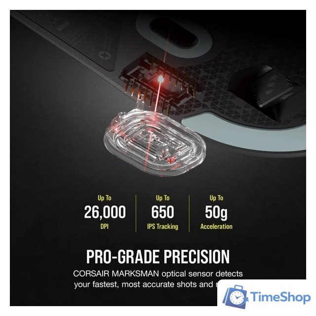 Игровая мышь Corsair M75 Air Wireless - Изображение №4 — Интернет-магазин Time-Shop