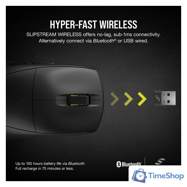 Игровая мышь Corsair M75 Air Wireless - Изображение №6 — Интернет-магазин Time-Shop