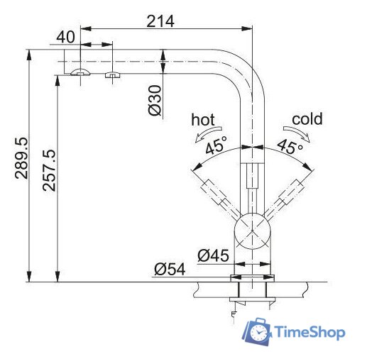 Смеситель Franke Atlas Clear Water PVD 120.0745.585 - Изображение №2 — Интернет-магазин Time-Shop