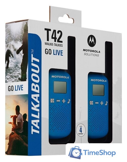 Портативная радиостанция Motorola Talkabout T42 (синий) - Изображение №11 — Интернет-магазин Time-Shop