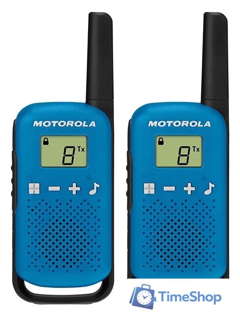 Портативная радиостанция Motorola Talkabout T42 (синий) - Изображение №1 — Интернет-магазин Time-Shop