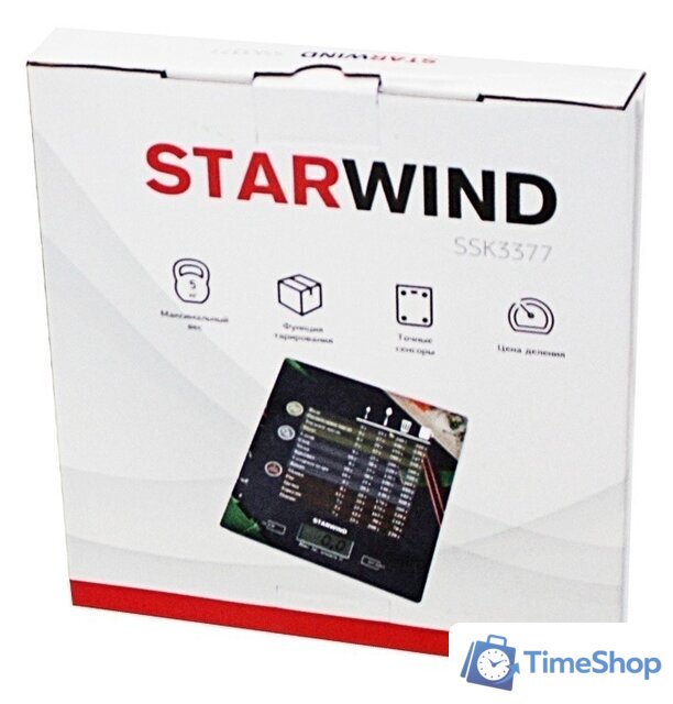 Кухонные весы StarWind SSK3377 - Изображение №3 — Интернет-магазин Time-Shop