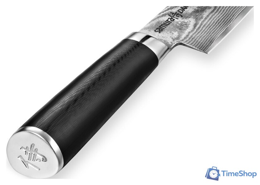 Кухонный нож Samura Damascus SD-0092 - Изображение №4 — Интернет-магазин Time-Shop