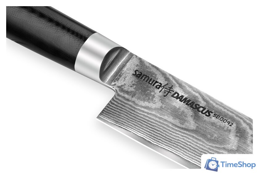 Кухонный нож Samura Damascus SD-0092 - Изображение №3 — Интернет-магазин Time-Shop