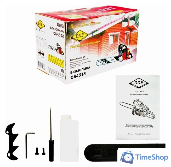 Бензопила DDE CS4518 - Изображение №6 — Интернет-магазин Time-Shop