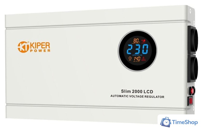 Стабилизатор напряжения Kiper Power Slim 2000 LCD - Изображение №1 — Интернет-магазин Time-Shop