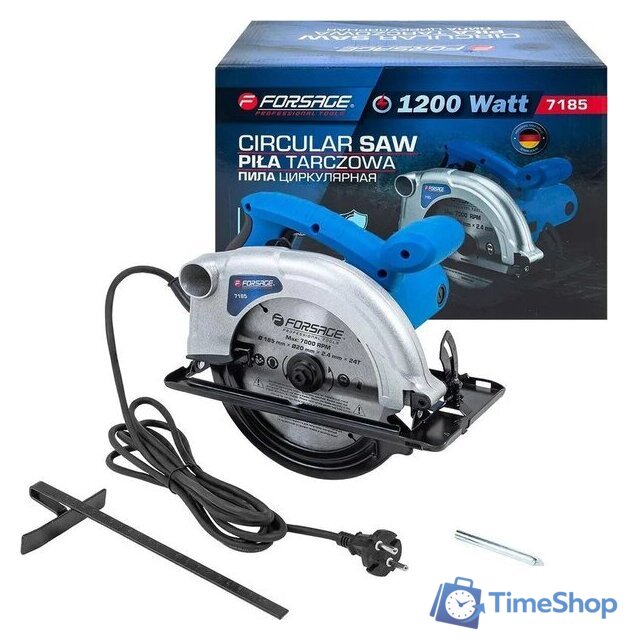 Дисковая (циркулярная) пила FORSAGE F-7185 - Изображение №1 — Интернет-магазин Time-Shop
