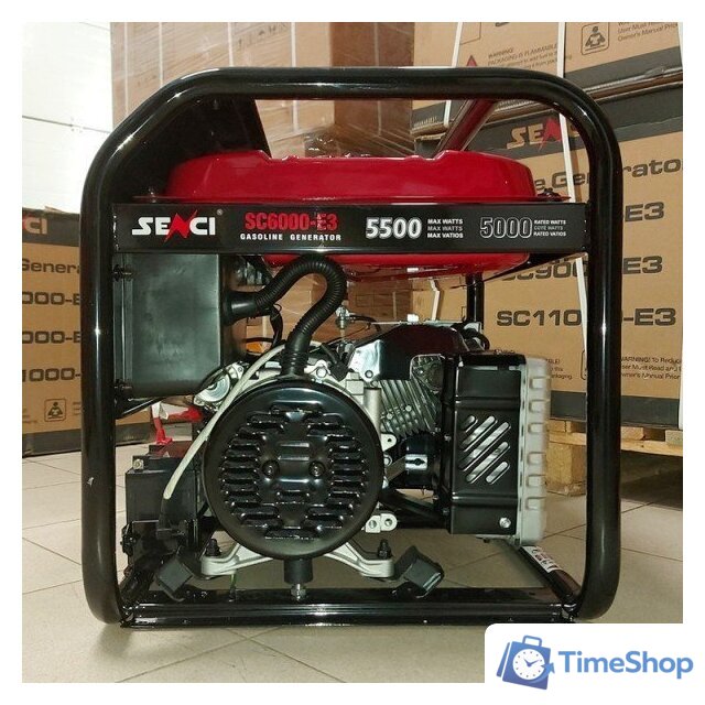 Бензиновый генератор SENCI SC6000-E3 - Изображение №2 — Интернет-магазин Time-Shop