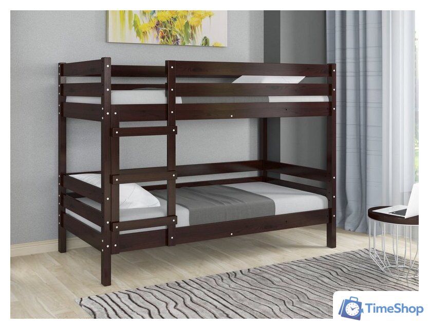 Двухъярусная кровать Bravo Мебель Джуниор 90x200 (белый античный) - Изображение №2 — Интернет-магазин Time-Shop