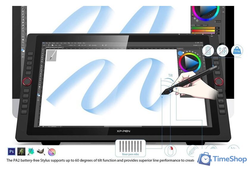 Графический монитор XP-Pen Artist 22R Pro - Изображение №3 — Интернет-магазин Time-Shop
