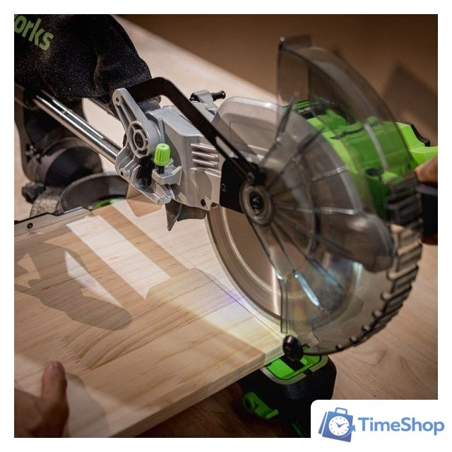 Торцовочная пила Greenworks GD24MS216 1501707UG (с 1-им АКБ) - Изображение №19 — Интернет-магазин Time-Shop