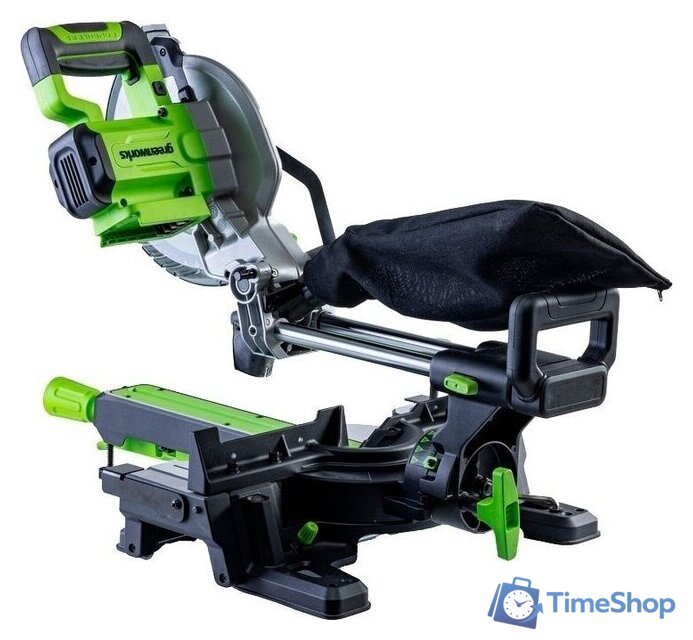 Торцовочная пила Greenworks GD24MS216 1501707UG (с 1-им АКБ) - Изображение №5 — Интернет-магазин Time-Shop