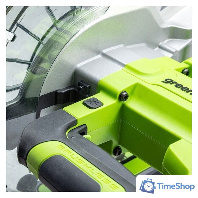 Торцовочная пила Greenworks GD24MS216 1501707UG (с 1-им АКБ) - Изображение №15 — Интернет-магазин Time-Shop