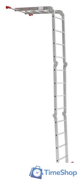 Лестница-трансформер Новая высота NV 233 трансформер с помостом 4x4 ступени - Изображение №4 — Интернет-магазин Time-Shop