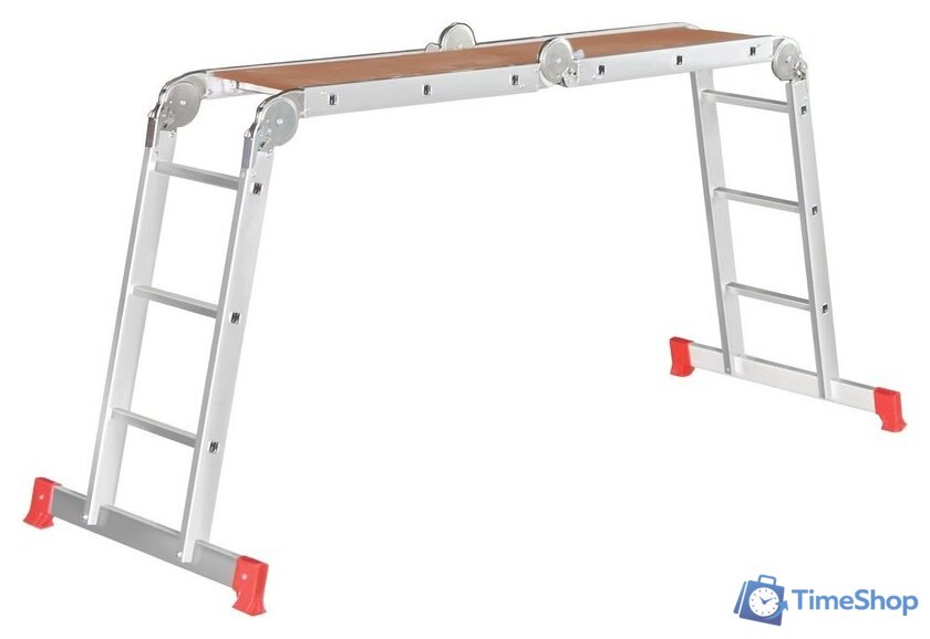 Лестница-трансформер Новая высота NV 233 трансформер с помостом 4x4 ступени - Изображение №2 — Интернет-магазин Time-Shop