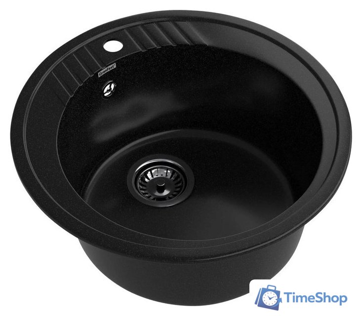 Кухонная мойка GranFest Rondo 520 (черный) - Изображение №4 — Интернет-магазин Time-Shop