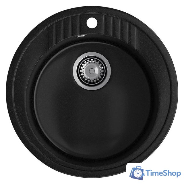 Кухонная мойка GranFest Rondo 520 (черный) - Изображение №1 — Интернет-магазин Time-Shop
