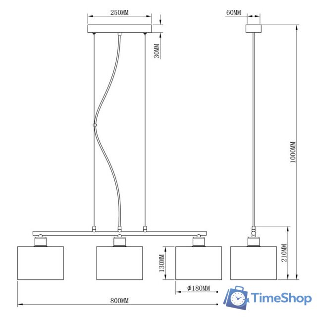 Подвесная люстра Moderli Room V2731-3P - Изображение №3 — Интернет-магазин Time-Shop