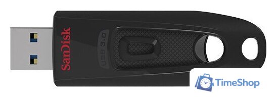USB Flash SanDisk Ultra USB 3.0 Black 64GB (SDCZ48-064G-U46) - Изображение №2 — Интернет-магазин Time-Shop
