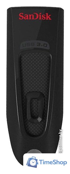 USB Flash SanDisk Ultra USB 3.0 Black 64GB (SDCZ48-064G-U46) - Изображение №1 — Интернет-магазин Time-Shop