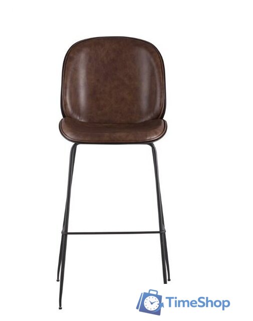 Стул Stool Group Турин 8319TB (экокожа коричневый/черные ножки) - Изображение №3 — Интернет-магазин Time-Shop