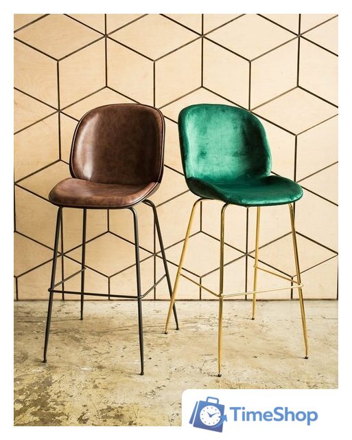 Стул Stool Group Турин 8319TB (экокожа коричневый/черные ножки) - Изображение №7 — Интернет-магазин Time-Shop