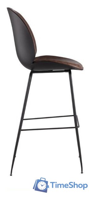 Стул Stool Group Турин 8319TB (экокожа коричневый/черные ножки) - Изображение №2 — Интернет-магазин Time-Shop