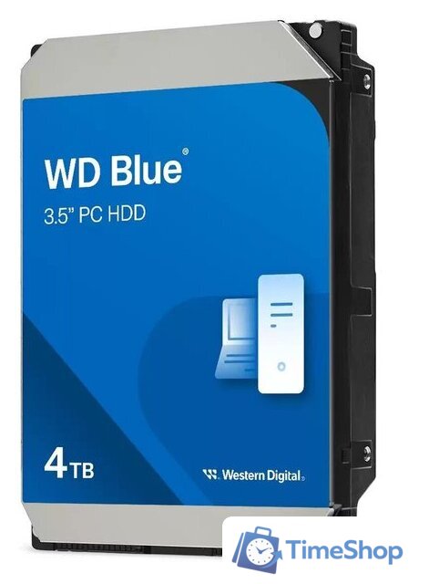Жесткий диск WD Blue 4TB WD40EZZX - Изображение №1 — Интернет-магазин Time-Shop