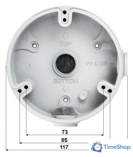 Крепление для камер видеонаблюдения Dahua DH-PFA136 - Изображение №4 — Интернет-магазин Time-Shop