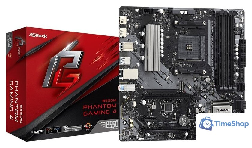 Материнская плата ASRock B550M Phantom Gaming 4 - Изображение №6 — Интернет-магазин Time-Shop