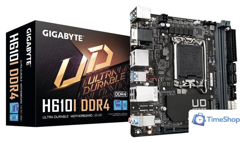 Материнская плата Gigabyte H610I DDR4 (rev. 1.0) - Изображение №2 — Интернет-магазин Time-Shop