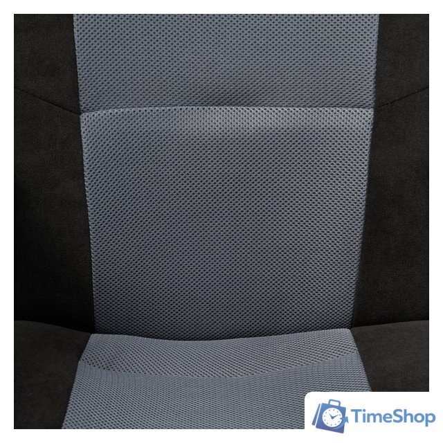 Игровое (геймерское) кресло TetChair Driver (флок/ткань, черный/серый) - Изображение №12 — Интернет-магазин Time-Shop