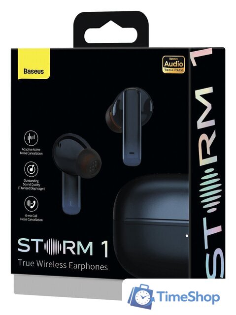 Наушники Baseus Storm 1 (черный) - Изображение №5 — Интернет-магазин Time-Shop