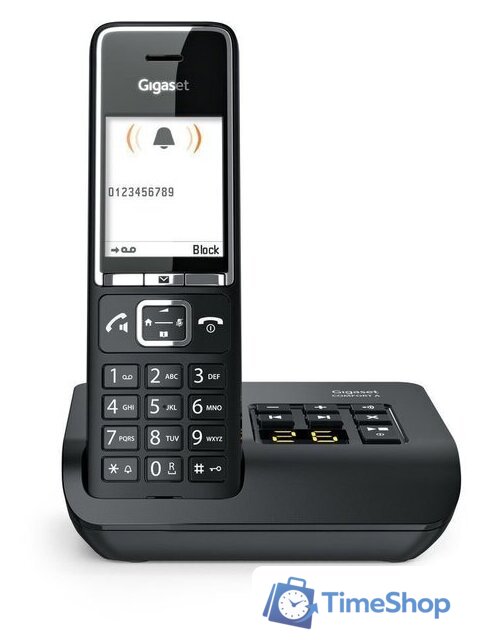 Радиотелефон Gigaset Comfort 550A Trio (черный) - Изображение №5 — Интернет-магазин Time-Shop