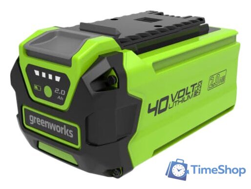 Аккумулятор Greenworks G40USB2 (40В/2 Ач) - Изображение №1 — Интернет-магазин Time-Shop
