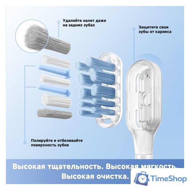Электрическая зубная щетка Trouver 3D Clean Electric Toothbrush ATB15A (черный) - Изображение №7 — Интернет-магазин Time-Shop
