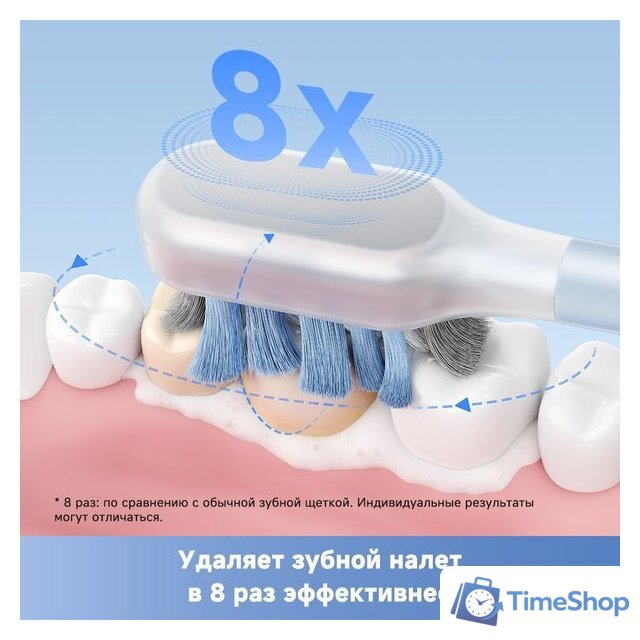 Электрическая зубная щетка Trouver 3D Clean Electric Toothbrush ATB15A (черный) - Изображение №10 — Интернет-магазин Time-Shop
