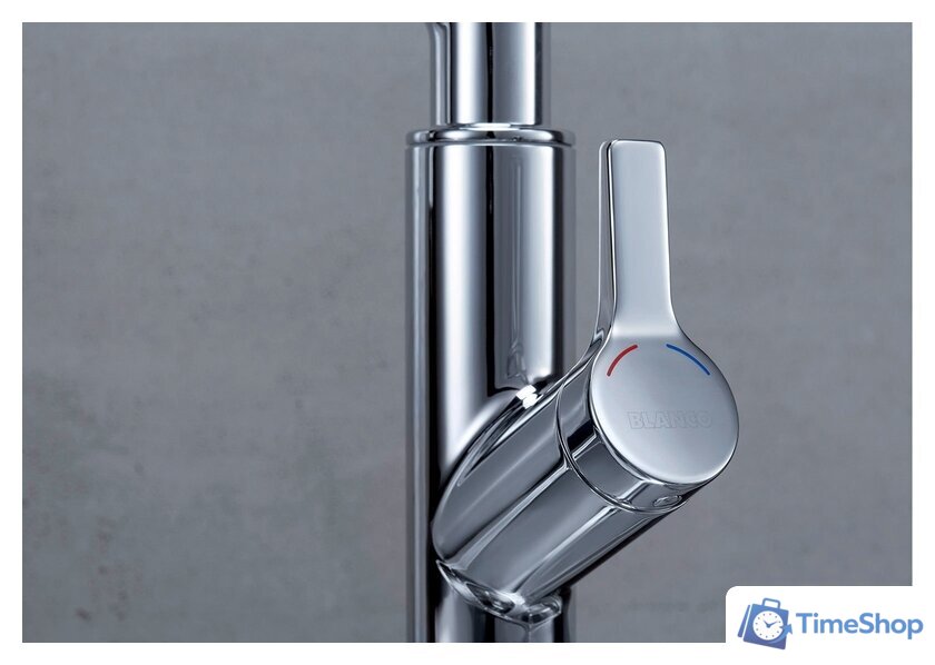 Смеситель Blanco Solenta-S Senso (рычаг справа, нержавеющая сталь) - Изображение №5 — Интернет-магазин Time-Shop