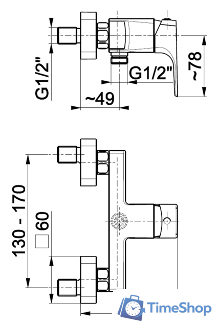 Смеситель Armatura Mokait 5536-010-00 - Изображение №2 — Интернет-магазин Time-Shop