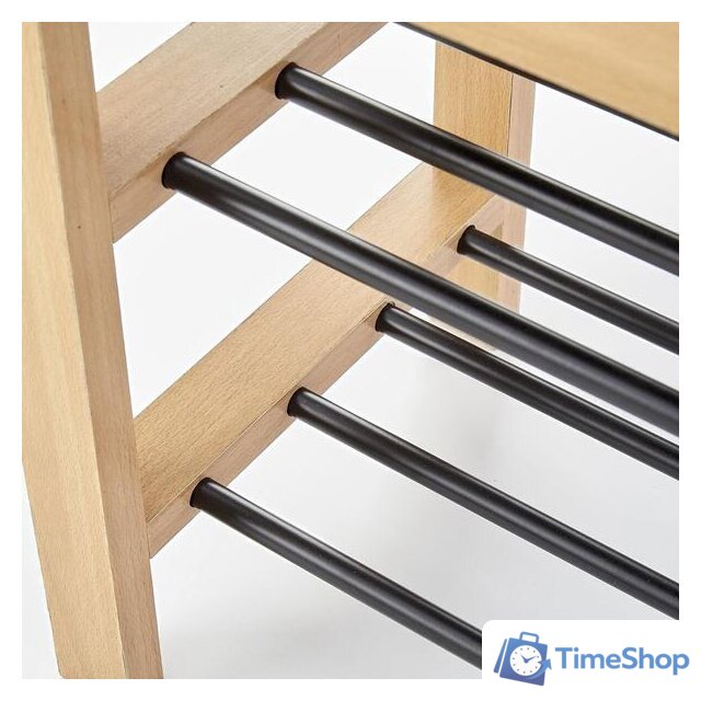 Банкетка Halmar ST-11 (черный/дуб натуральный) - Изображение №4 — Интернет-магазин Time-Shop