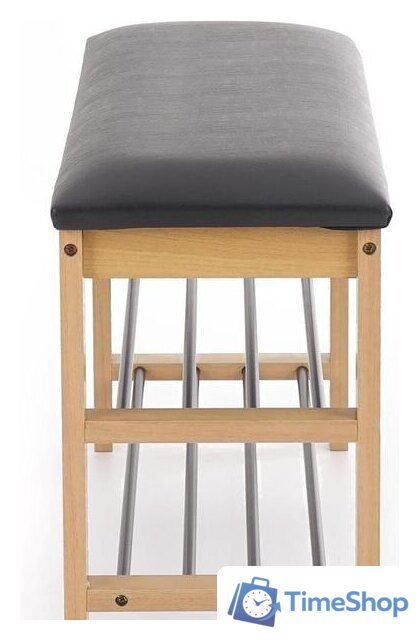 Банкетка Halmar ST-11 (черный/дуб натуральный) - Изображение №3 — Интернет-магазин Time-Shop