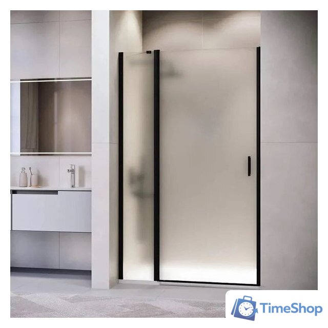 Душевая дверь RGW LE-004B 351200410-24 (черный/матовое стекло) - Изображение №1 — Интернет-магазин Time-Shop
